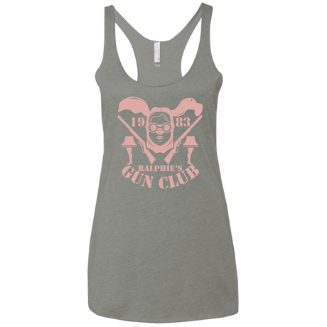 T-Shirts Venetian Grey / X-Small Ralphies Gun Club Women's Triblend Racerback Tank