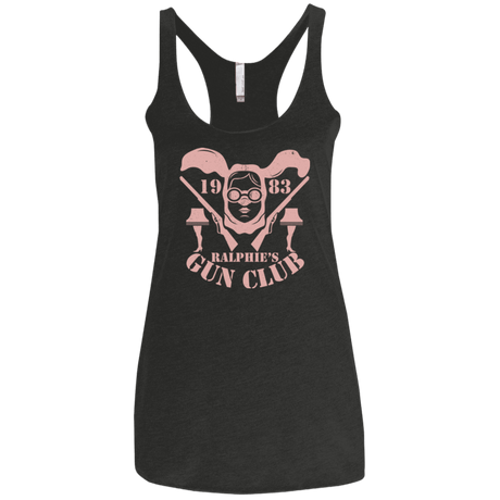 T-Shirts Vintage Black / X-Small Ralphies Gun Club Women's Triblend Racerback Tank