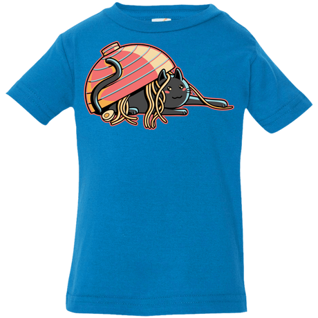T-Shirts Cobalt / 6 Months Ramen Loving Cat Infant Premium T-Shirt