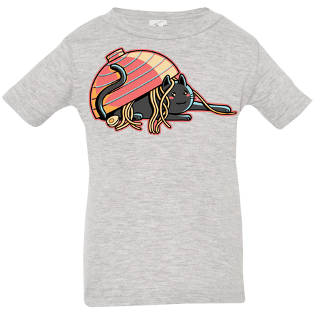 T-Shirts Heather Grey / 6 Months Ramen Loving Cat Infant Premium T-Shirt
