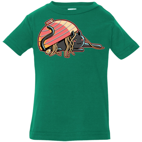 T-Shirts Kelly / 6 Months Ramen Loving Cat Infant Premium T-Shirt