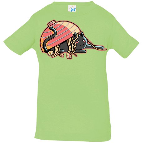 T-Shirts Key Lime / 6 Months Ramen Loving Cat Infant Premium T-Shirt
