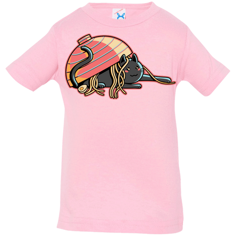 T-Shirts Pink / 6 Months Ramen Loving Cat Infant Premium T-Shirt