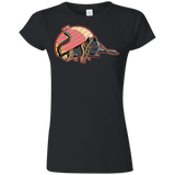 T-Shirts Black / S Ramen Loving Cat Junior Slimmer-Fit T-Shirt