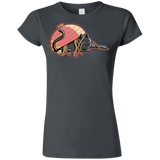 T-Shirts Charcoal / S Ramen Loving Cat Junior Slimmer-Fit T-Shirt