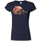 T-Shirts Navy / S Ramen Loving Cat Junior Slimmer-Fit T-Shirt