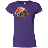 T-Shirts Purple / S Ramen Loving Cat Junior Slimmer-Fit T-Shirt