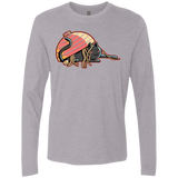 T-Shirts Heather Grey / S Ramen Loving Cat Men's Premium Long Sleeve