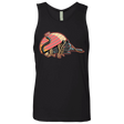 T-Shirts Black / S Ramen Loving Cat Men's Premium Tank Top