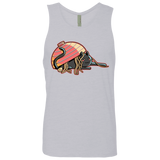 T-Shirts Heather Grey / S Ramen Loving Cat Men's Premium Tank Top