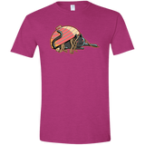 T-Shirts Antique Heliconia / S Ramen Loving Cat Men's Semi-Fitted Softstyle