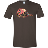 T-Shirts Dark Chocolate / S Ramen Loving Cat Men's Semi-Fitted Softstyle