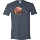 T-Shirts Heather Navy / S Ramen Loving Cat Men's Semi-Fitted Softstyle