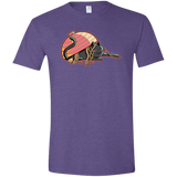 T-Shirts Heather Purple / S Ramen Loving Cat Men's Semi-Fitted Softstyle