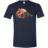 T-Shirts Navy / X-Small Ramen Loving Cat Men's Semi-Fitted Softstyle