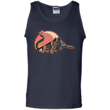 T-Shirts Navy / S Ramen Loving Cat Men's Tank Top