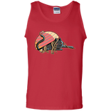 T-Shirts Red / S Ramen Loving Cat Men's Tank Top