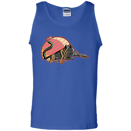 T-Shirts Royal / S Ramen Loving Cat Men's Tank Top