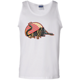 T-Shirts White / S Ramen Loving Cat Men's Tank Top