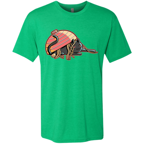 T-Shirts Envy / S Ramen Loving Cat Men's Triblend T-Shirt