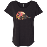 T-Shirts Vintage Black / X-Small Ramen Loving Cat Triblend Dolman Sleeve