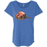 T-Shirts Vintage Royal / X-Small Ramen Loving Cat Triblend Dolman Sleeve