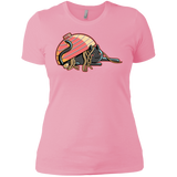 T-Shirts Light Pink / X-Small Ramen Loving Cat Women's Premium T-Shirt