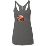 T-Shirts Premium Heather / X-Small Ramen Loving Cat Women's Triblend Racerback Tank
