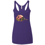 T-Shirts Purple Rush / X-Small Ramen Loving Cat Women's Triblend Racerback Tank