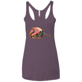 T-Shirts Vintage Purple / X-Small Ramen Loving Cat Women's Triblend Racerback Tank