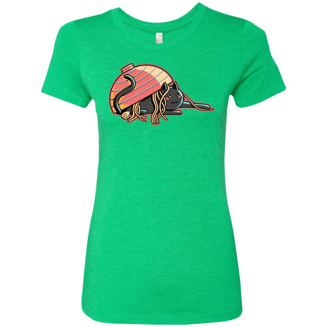 T-Shirts Envy / S Ramen Loving Cat Women's Triblend T-Shirt