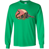 T-Shirts Irish Green / YS Ramen Loving Cat Youth Long Sleeve T-Shirt