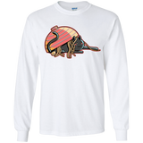 T-Shirts White / YS Ramen Loving Cat Youth Long Sleeve T-Shirt