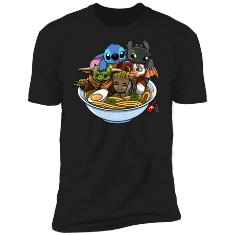 T-Shirts Black / S Ramen Team Kawaii Men's Premium T-Shirt