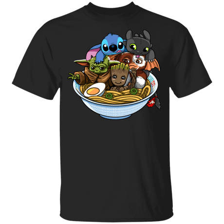 T-Shirts Black / YXS Ramen Team Kawaii Youth T-Shirt