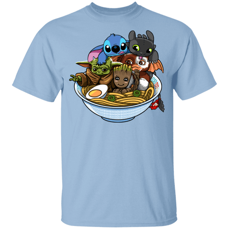 T-Shirts Light Blue / YXS Ramen Team Kawaii Youth T-Shirt