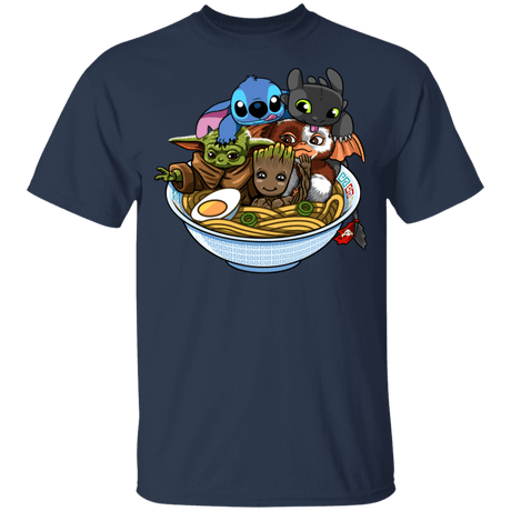 T-Shirts Navy / YXS Ramen Team Kawaii Youth T-Shirt