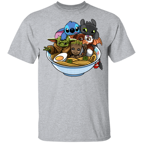 T-Shirts Sport Grey / YXS Ramen Team Kawaii Youth T-Shirt