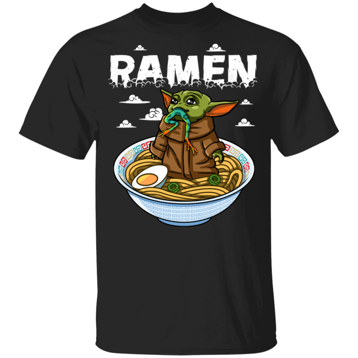 T-Shirts Black / YXS Ramen Yoda Youth T-Shirt