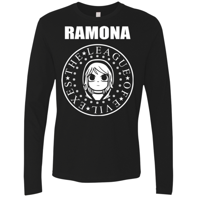 T-Shirts Black / Small Ramona Men's Premium Long Sleeve