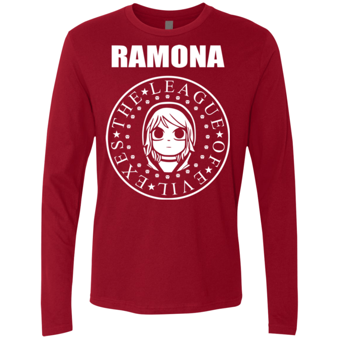 T-Shirts Cardinal / Small Ramona Men's Premium Long Sleeve