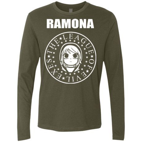 T-Shirts Military Green / Small Ramona Men's Premium Long Sleeve
