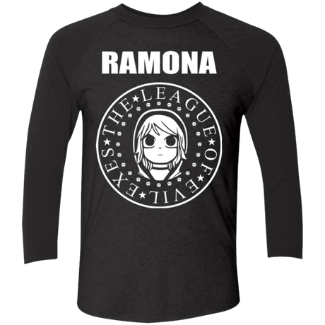 T-Shirts Vintage Black/Vintage Black / X-Small Ramona Men's Triblend 3/4 Sleeve