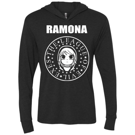 T-Shirts Vintage Black / X-Small Ramona Triblend Long Sleeve Hoodie Tee