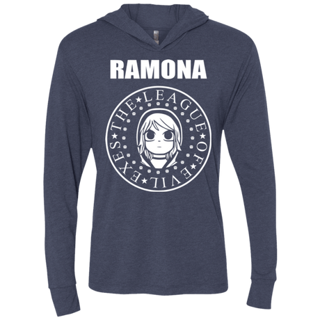 T-Shirts Vintage Navy / X-Small Ramona Triblend Long Sleeve Hoodie Tee