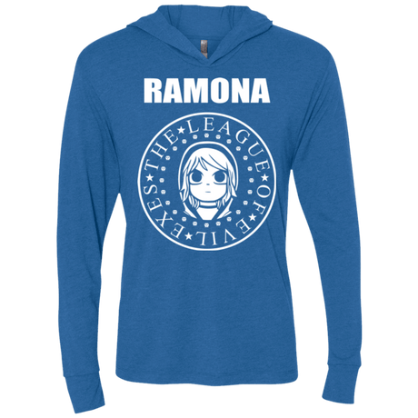 T-Shirts Vintage Royal / X-Small Ramona Triblend Long Sleeve Hoodie Tee
