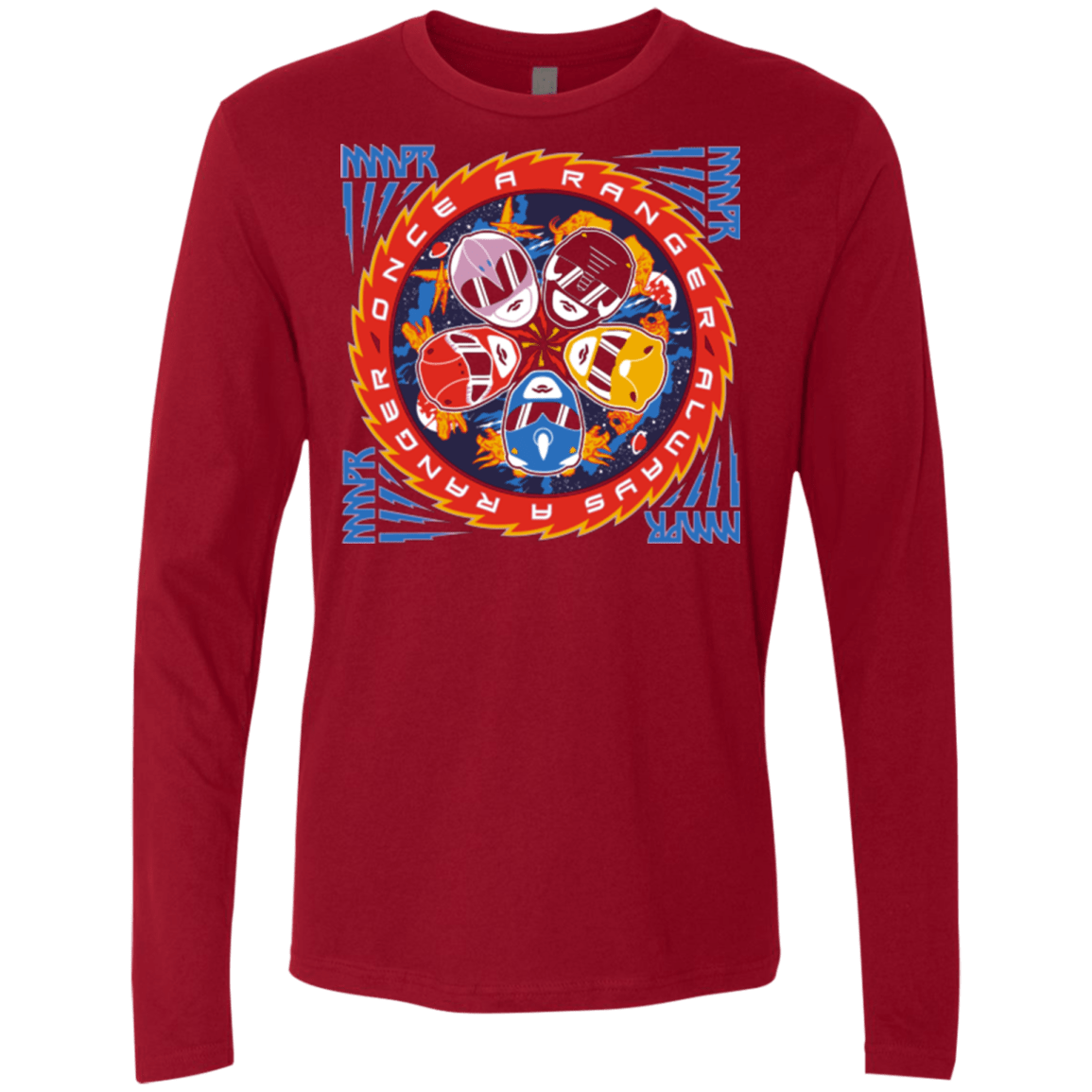 T-Shirts Cardinal / Small Ranger and Roll Over Men's Premium Long Sleeve