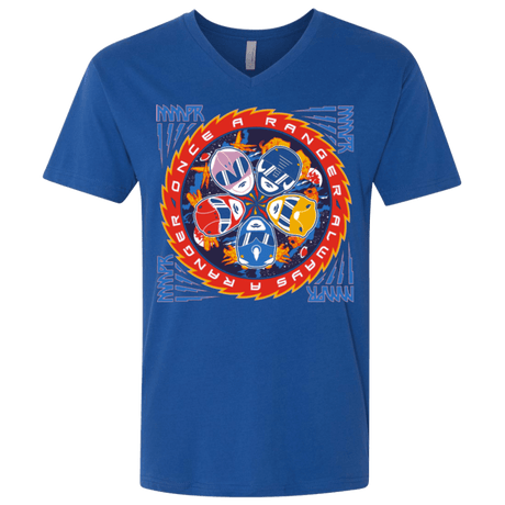 T-Shirts Royal / X-Small Ranger and Roll Over Men's Premium V-Neck