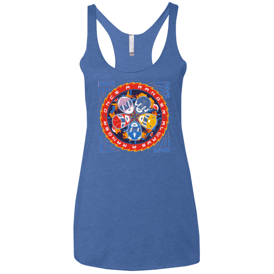 T-Shirts Vintage Royal / X-Small Ranger and Roll Over Women's Triblend Racerback Tank