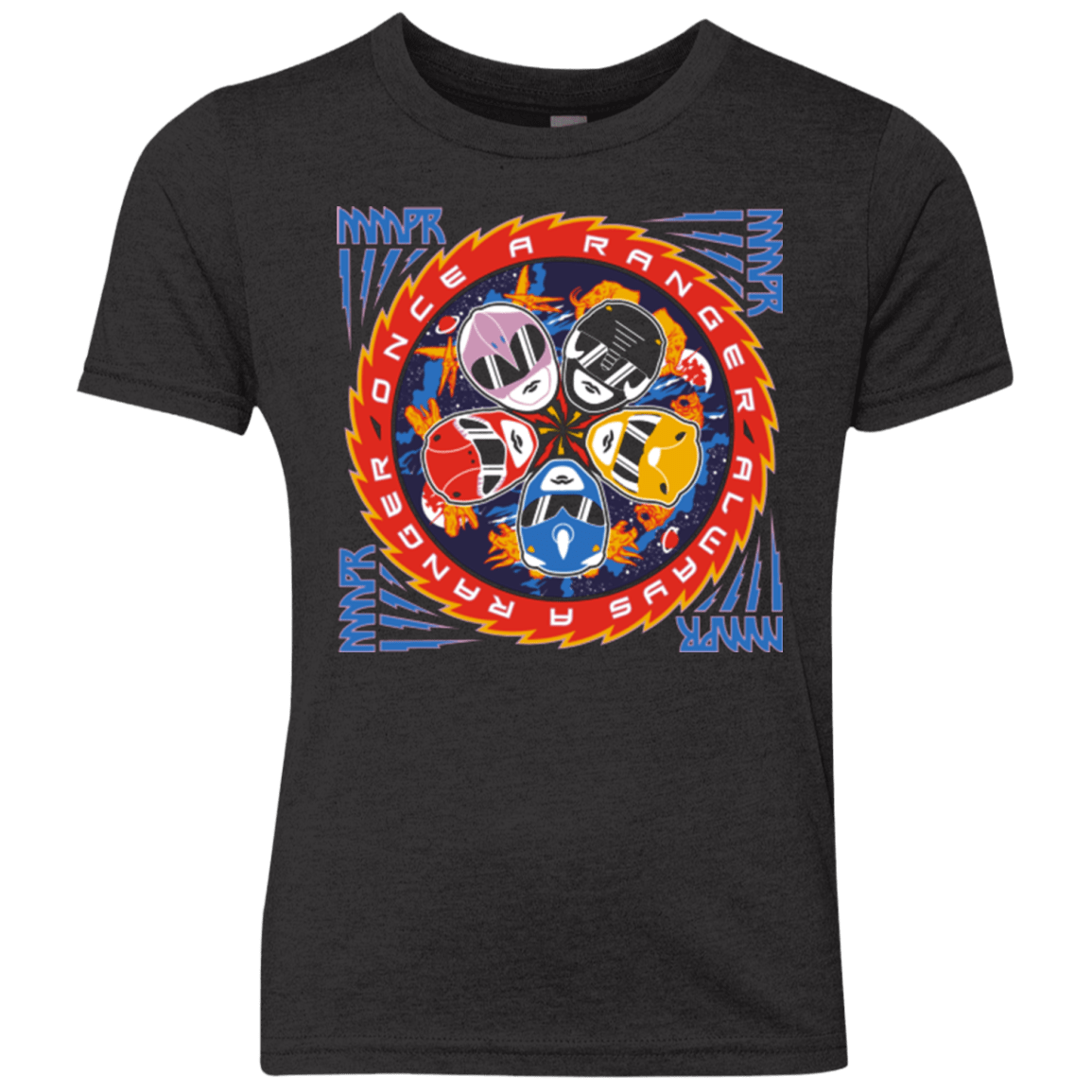 T-Shirts Vintage Black / YXS Ranger and Roll Over Youth Triblend T-Shirt